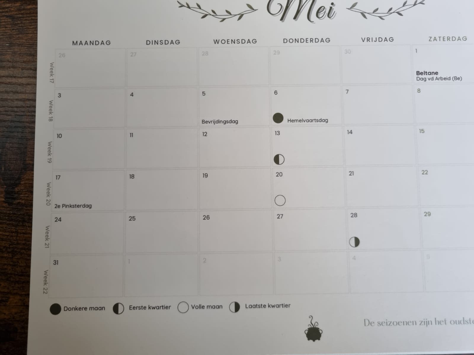 Traditionele Hekserij jaarkalender 2027 - Afbeelding 4